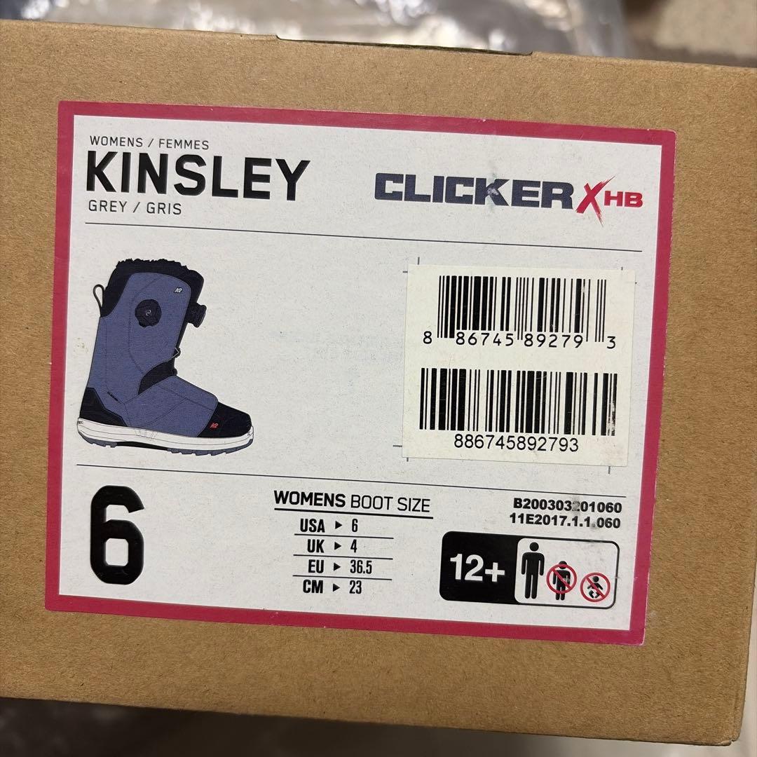 美品 K2 CLICKER X HBステップイン ブーツ スノーボード BOA