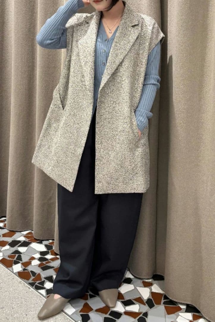 momotaro　今期　IENA NAVY ツイードジレ