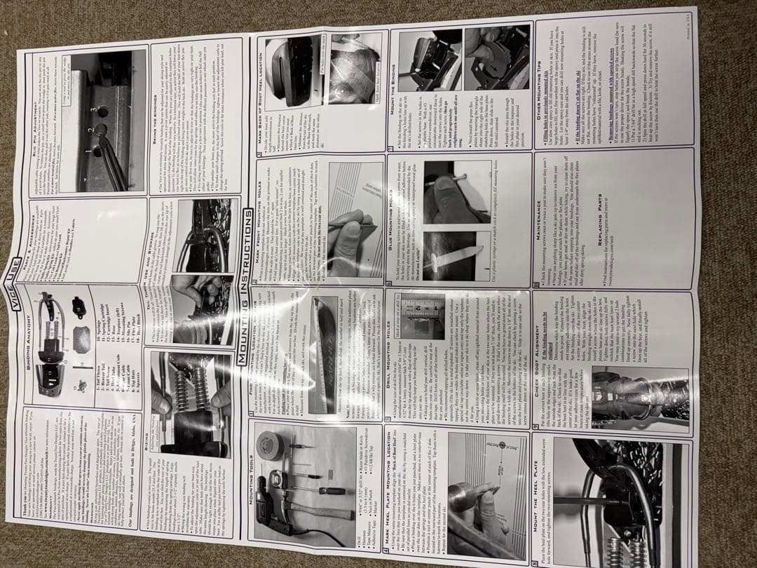 中古　テレマークビンディング22designs vice sサイズ