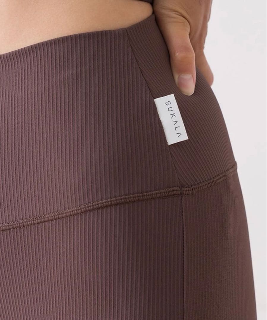 美品 LAVA ブラウン ハイウエスト ヨガウェア ヨガパンツ 茶色