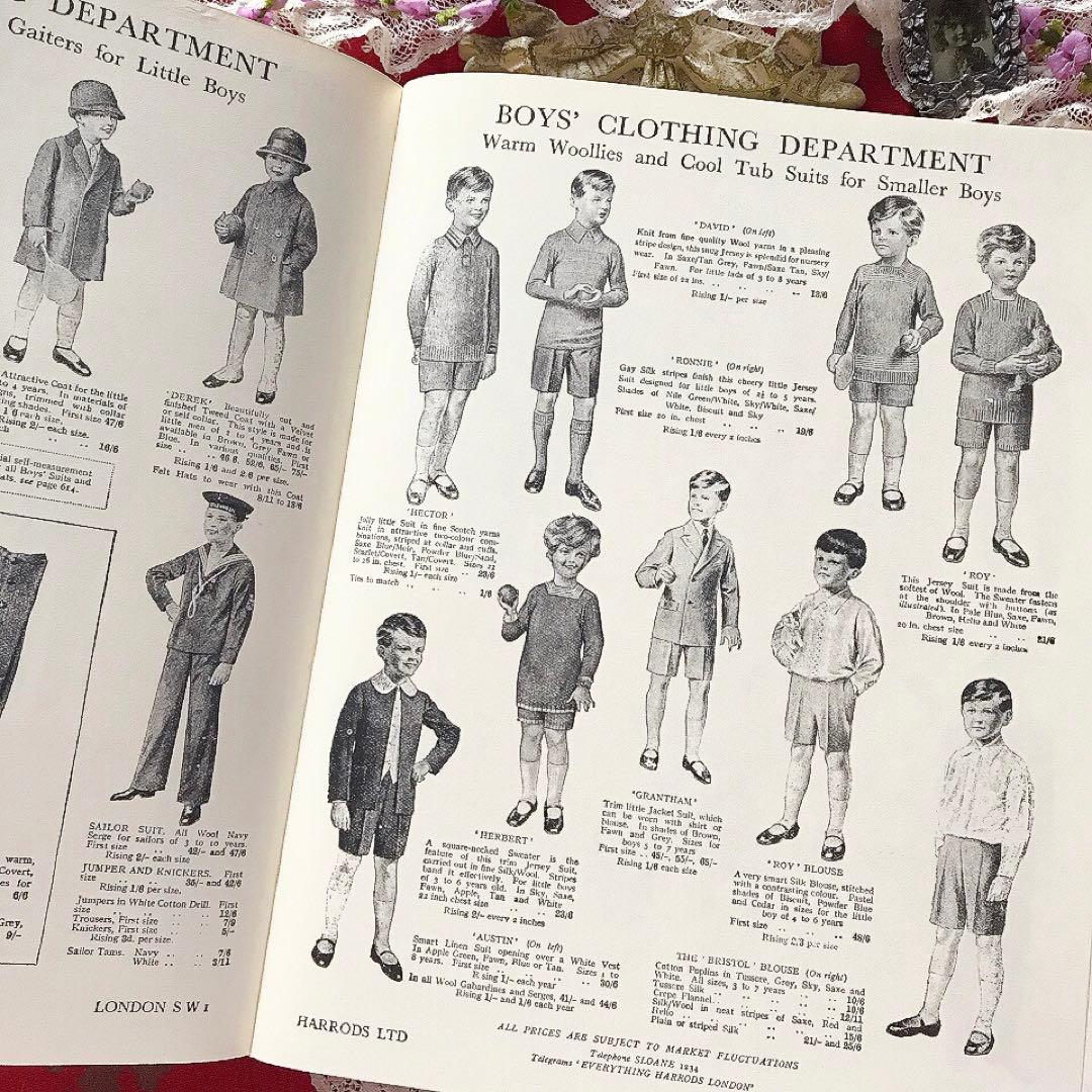 イギリス老舗百貨店 アンティーク復刻カタログ♡ヴィクトリアン ジャンクジャーナル