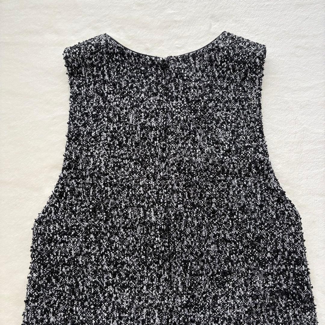 新品 タグ付き ANAYI アナイ スラブツィードジャンパースカート 36