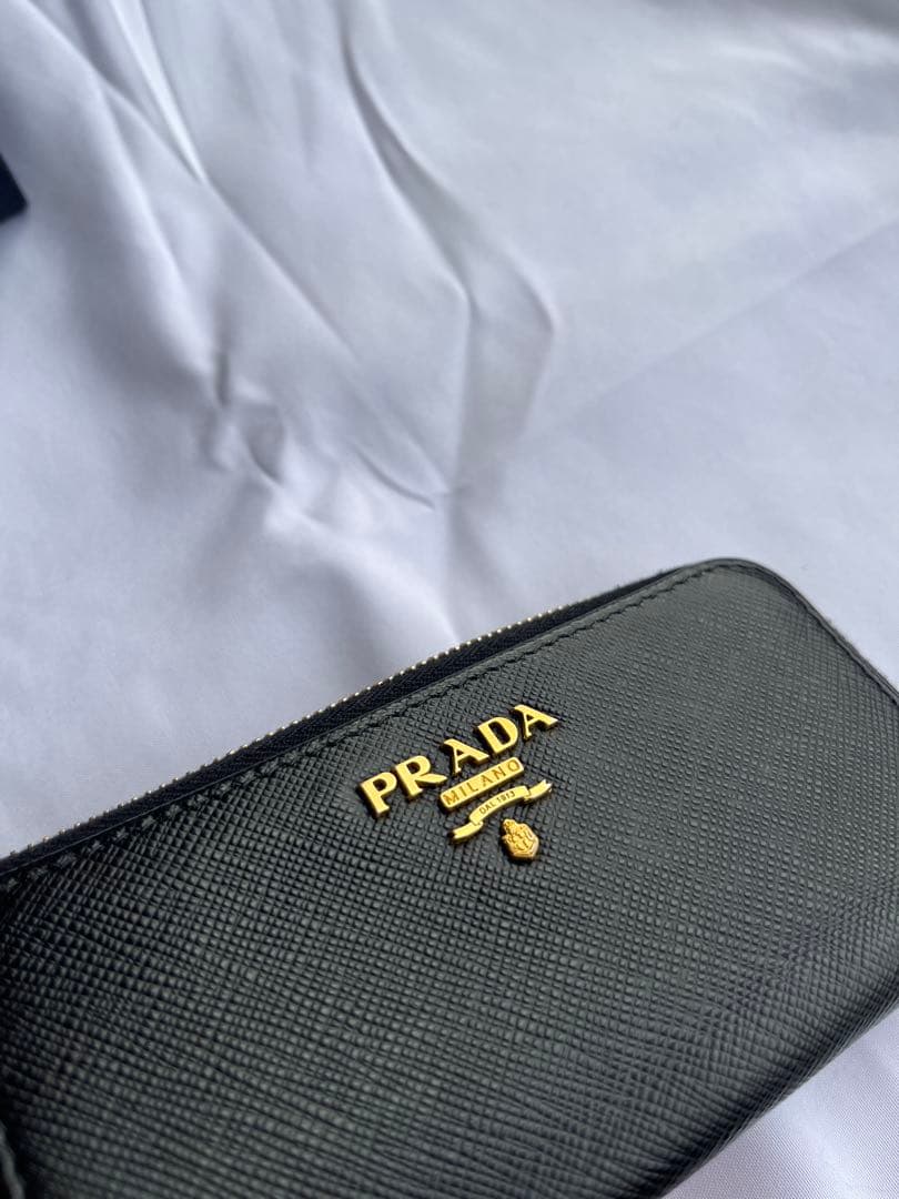 PRADA プラダ ケース キーケース フラグメントケース ブラック