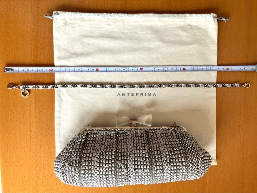 ANTEPRIMA アンテプリマ　2way クラッチバッグ　クリスタルリボン