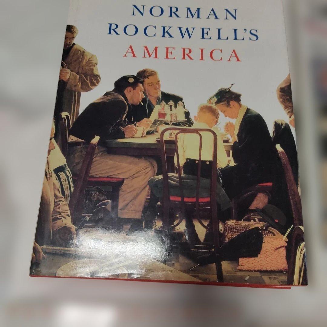 ノーマンロックウェル。アメリカ。洋書や日本語書など。9冊。古本。