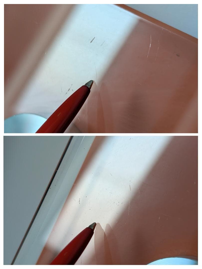 90-00s OLD ガラス サイド テーブル スペースエイジ ポップ Y2K