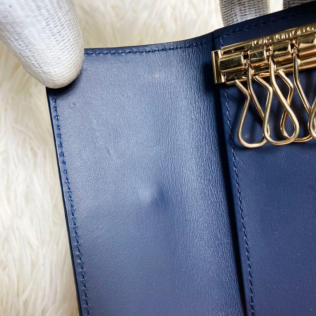 【極美品】 ルイヴィトン＊ マヒナ4連キーケース モノグラム ICチップ