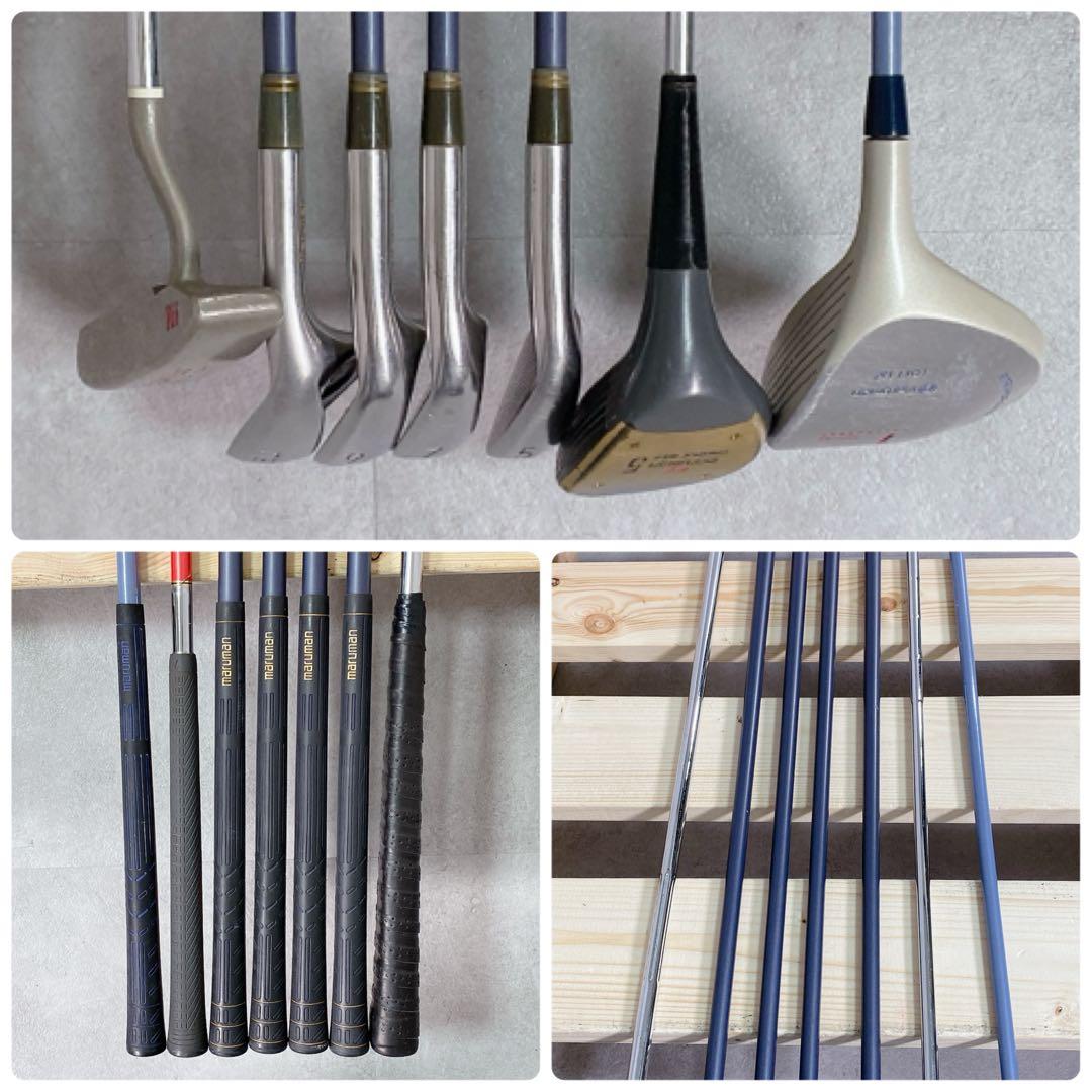 T291 マルマン ゴルフクラブ レディース セット 8点 初心者 入門 練習