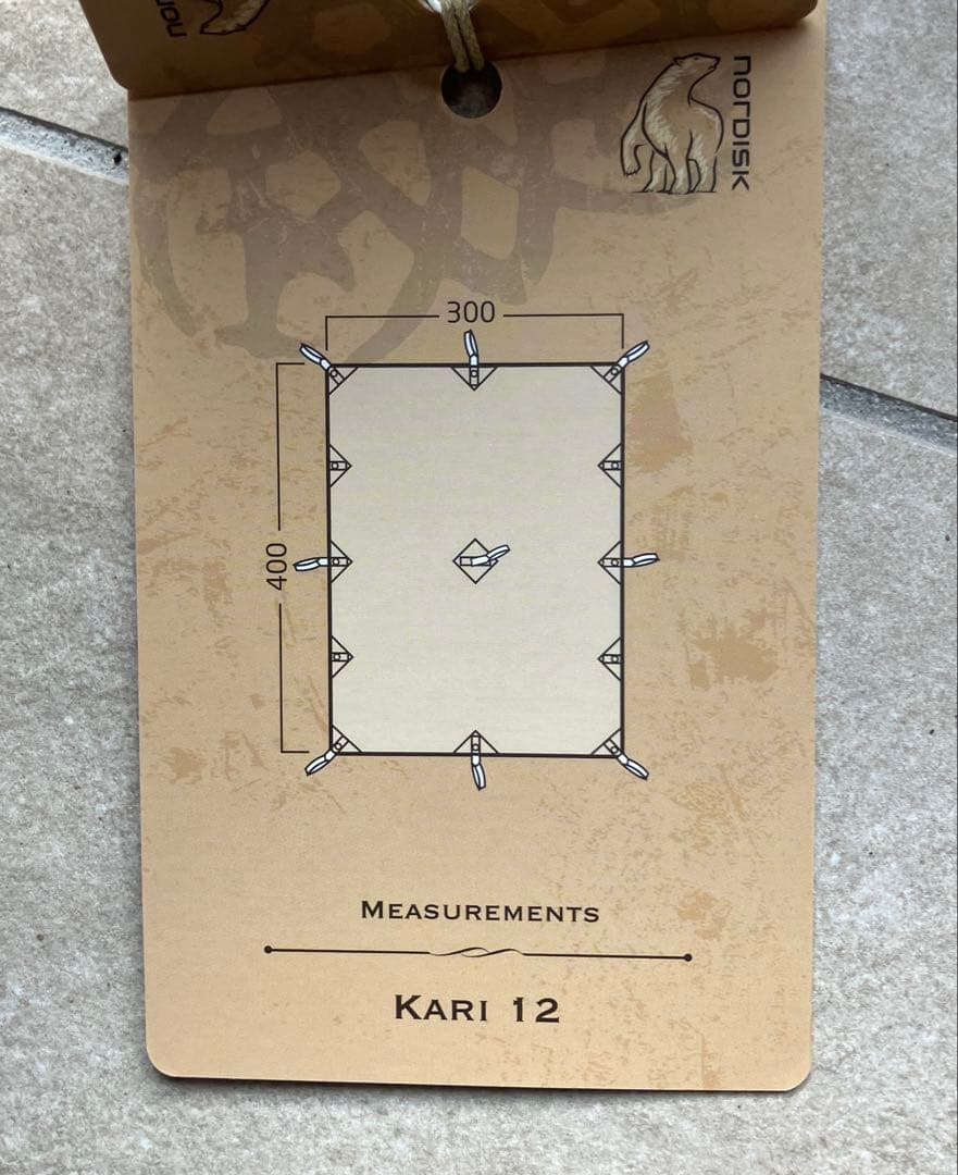 【新品未使用】【ノルディスク】【Nordisk】Kari 12 タープ