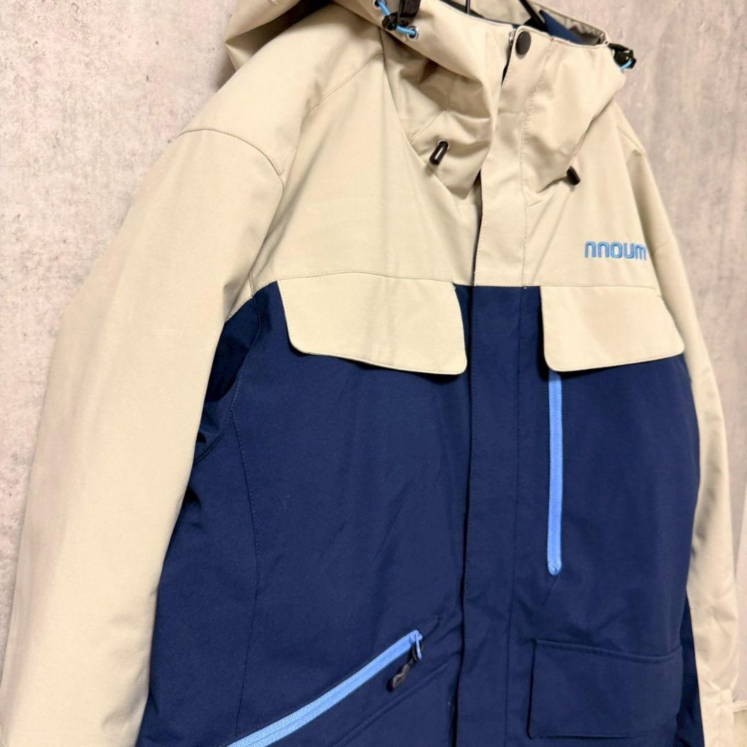 スノーボードウェア上下　セットアップ　L　防水　ネイビー