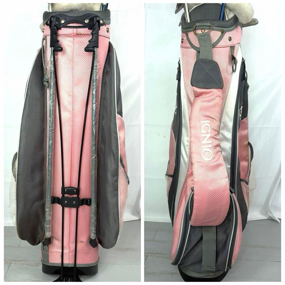 本格派 レディースゴルフクラブ 8本 ゴルフセット 初心者向 ダンロップ お試し