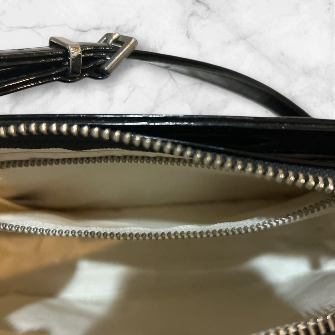 【美品】Courreges　エナメルバッグ ショルダー ワンショルダー Y2k