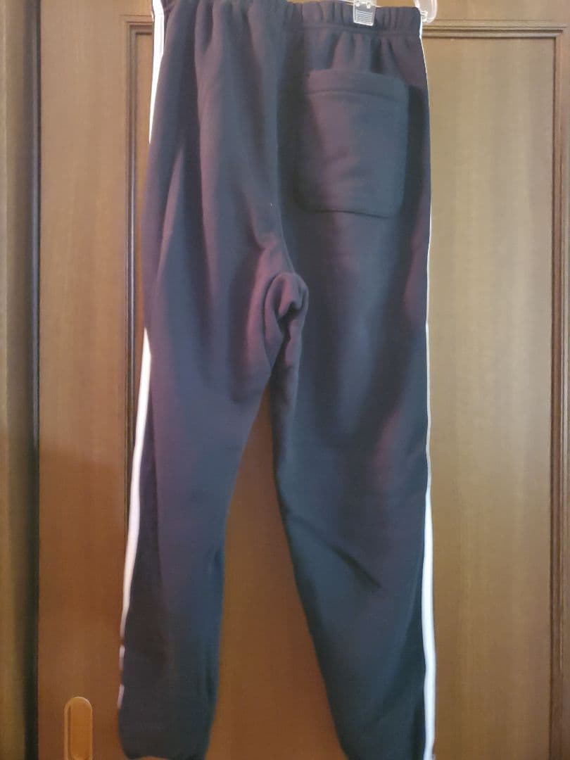 adidas　ジャージ　ズボン　パンツ　未使用　パステルブルー　ブラック