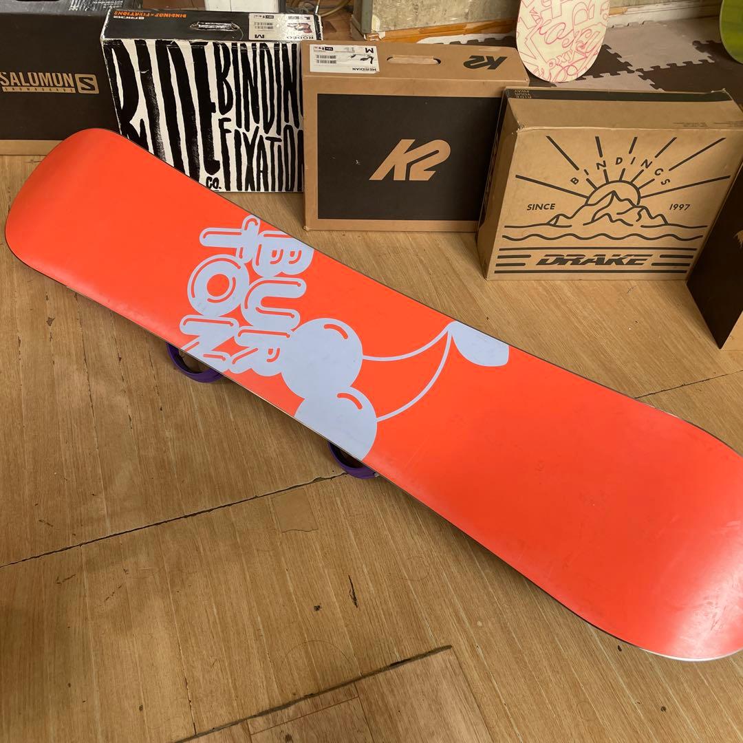 BURTON×FLUX　キッズスノーボードセット　バートン　フラックスバイン付