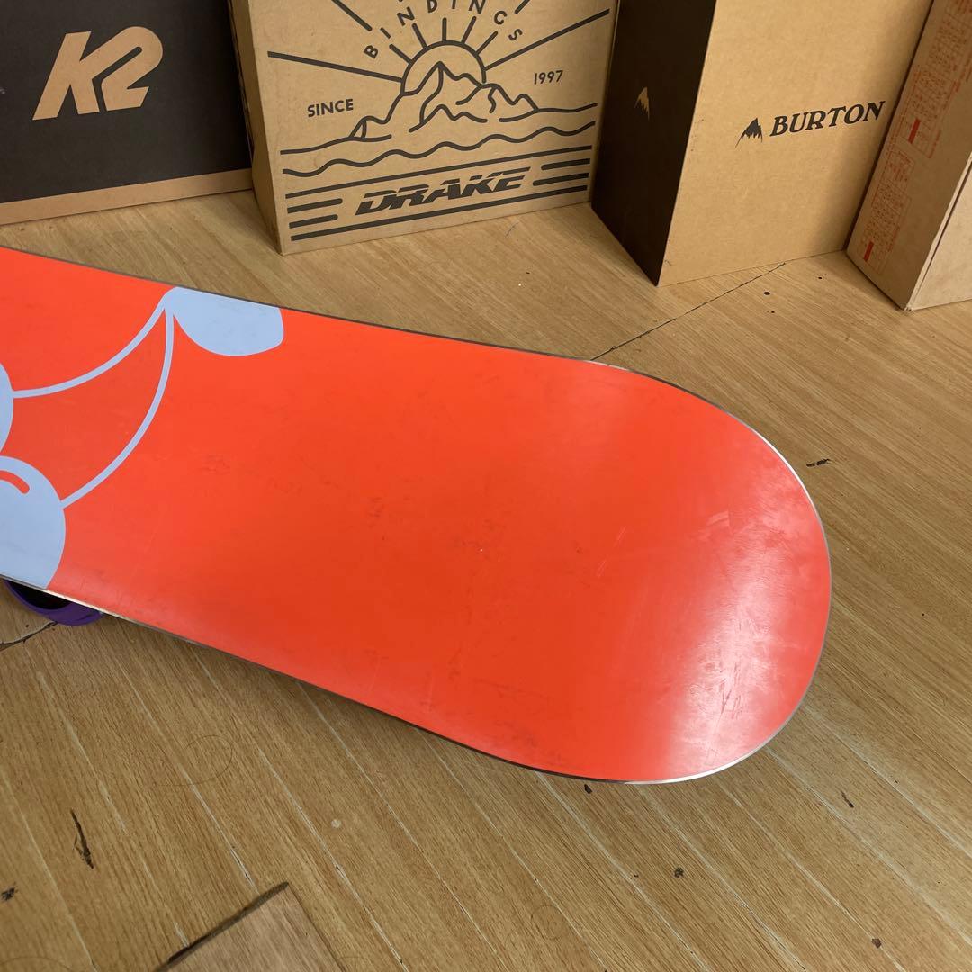 BURTON×FLUX　キッズスノーボードセット　バートン　フラックスバイン付