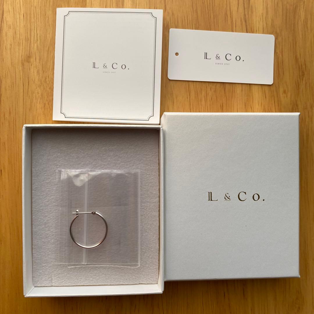 L&Co. エルアンドコー プラチナ フープピアス メンズ レディース