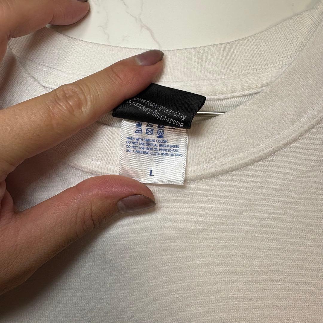 toy machine ホワイトTシャツ スケーター ストリート　古着　Lサイズ