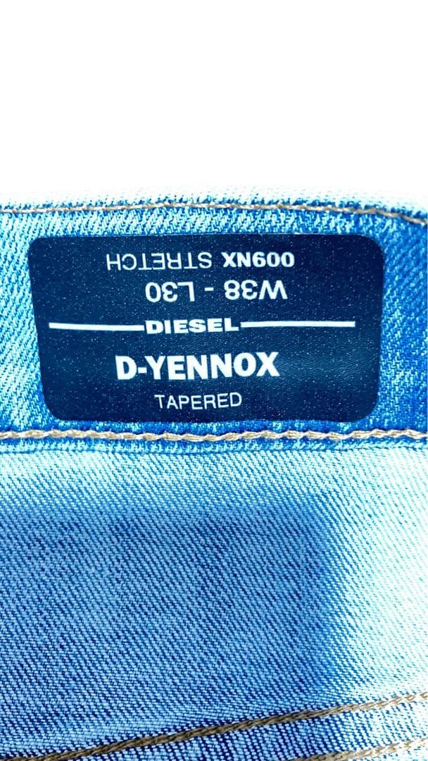 未使用　DIESEL ディーゼルD-YENNOXテーパードデニム W38