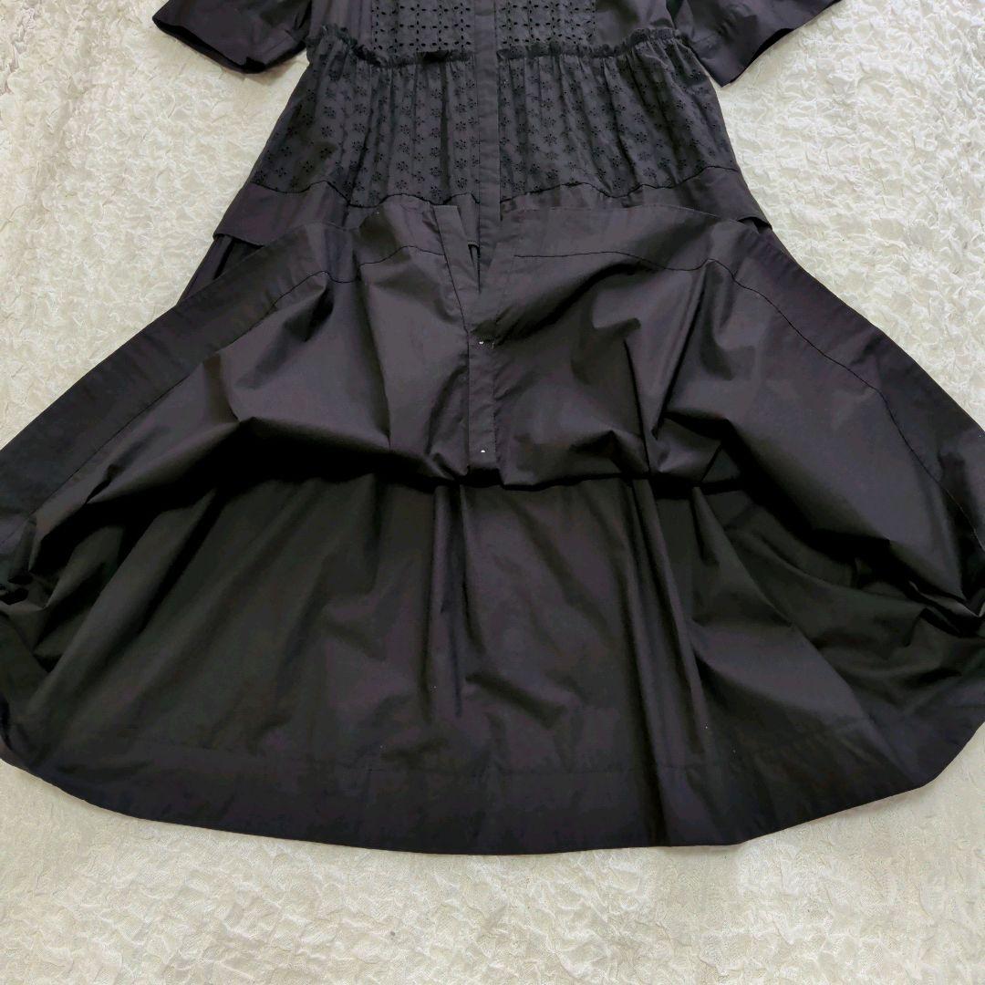 組曲 エンブロイダリーレースシャーティングワンピース 4L 大きいサイズ 17号