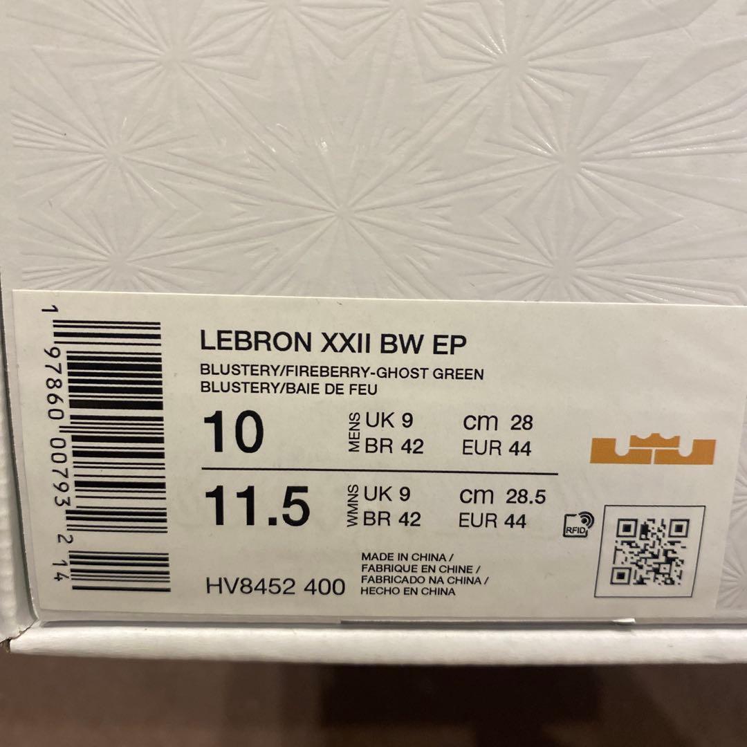 レブロン22 BW EP 28cm 美品