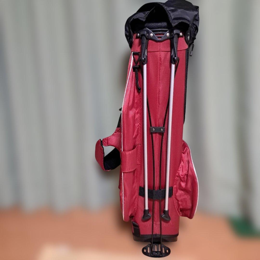 ウィルソンキャディバッグスタンド式。フード付き。極美品。9インチ。