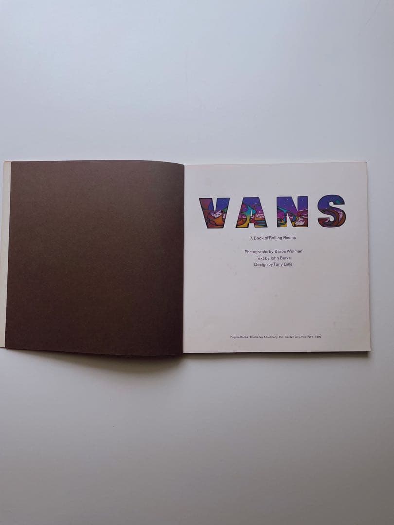 VANS 洋書　写真集　 Baron Wolman バロン・ウォルマン