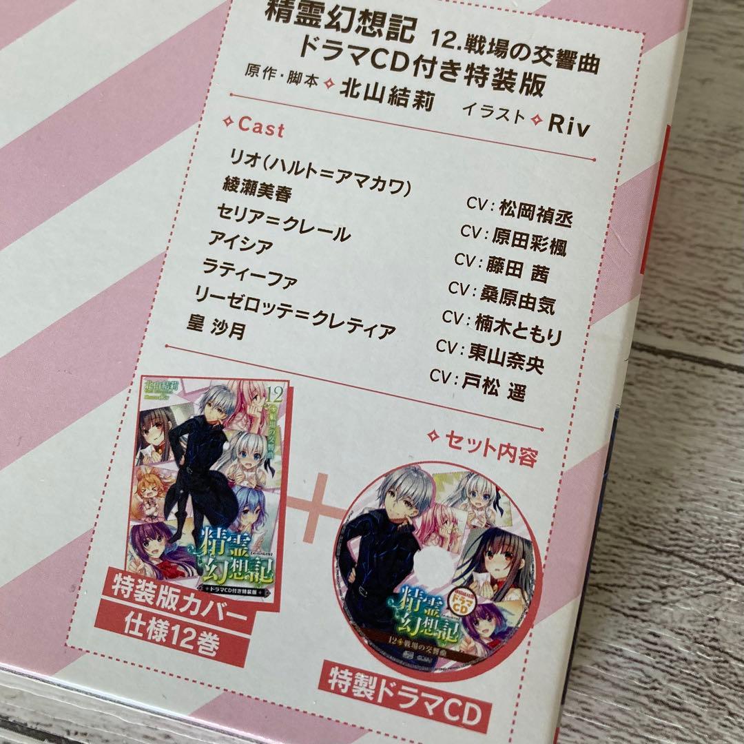 精霊幻想記 12巻　14巻　(ドラマCD付き特装版) 松岡禎丞　箱難あり