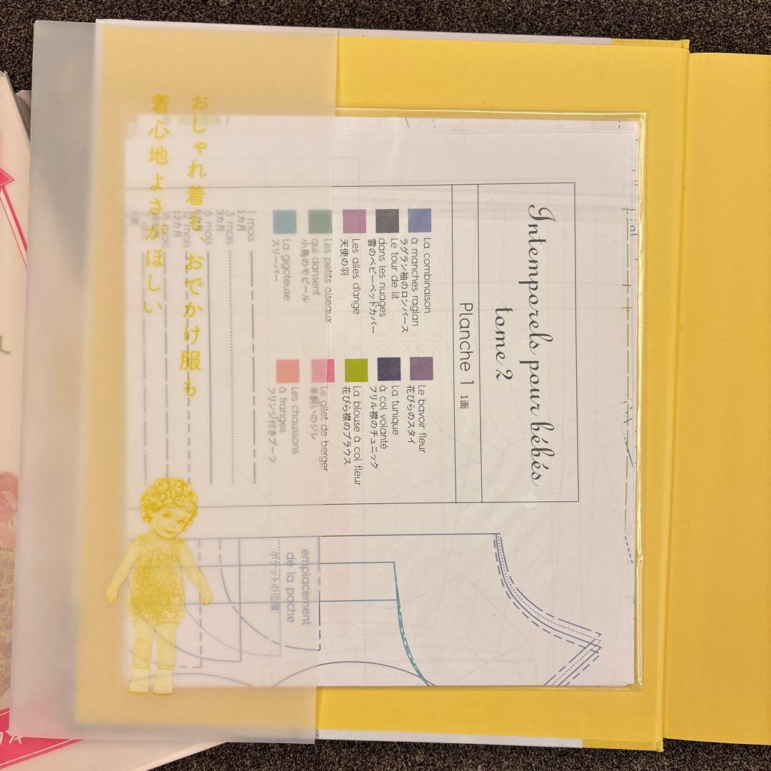 世界中で愛されるフランスの子ども服 0歳から3歳までのデザインと全型紙1&2