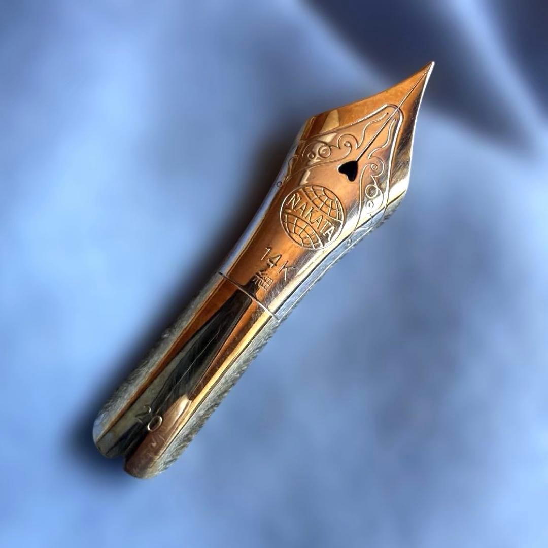 ご*お様 中屋万年筆 万年筆 ライター ポータブル 赤溜　収納袋付き