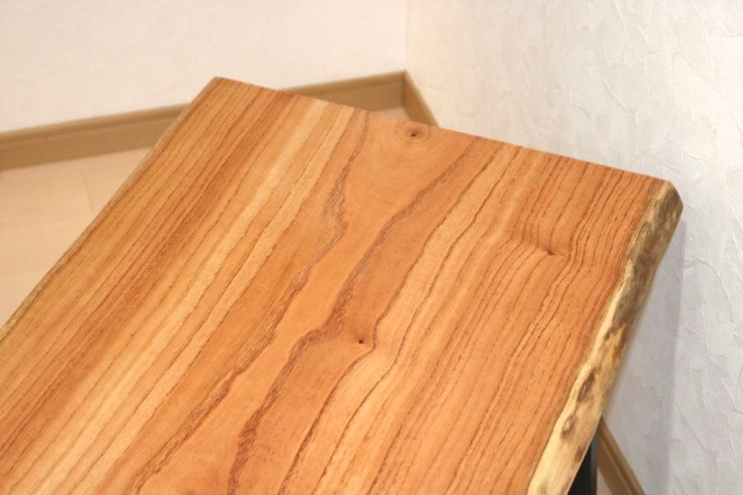 センダン　1枚板　アイアンテーブル　1点物