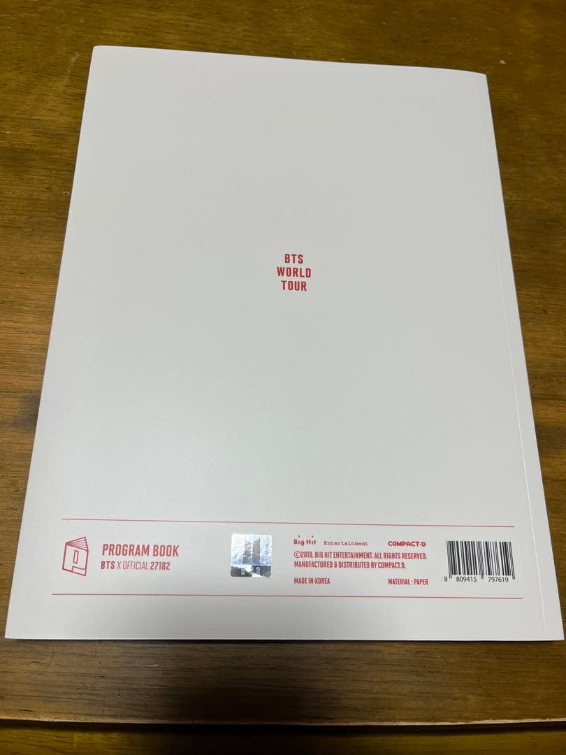 BTS  LIVE プログラムブック　3冊セット