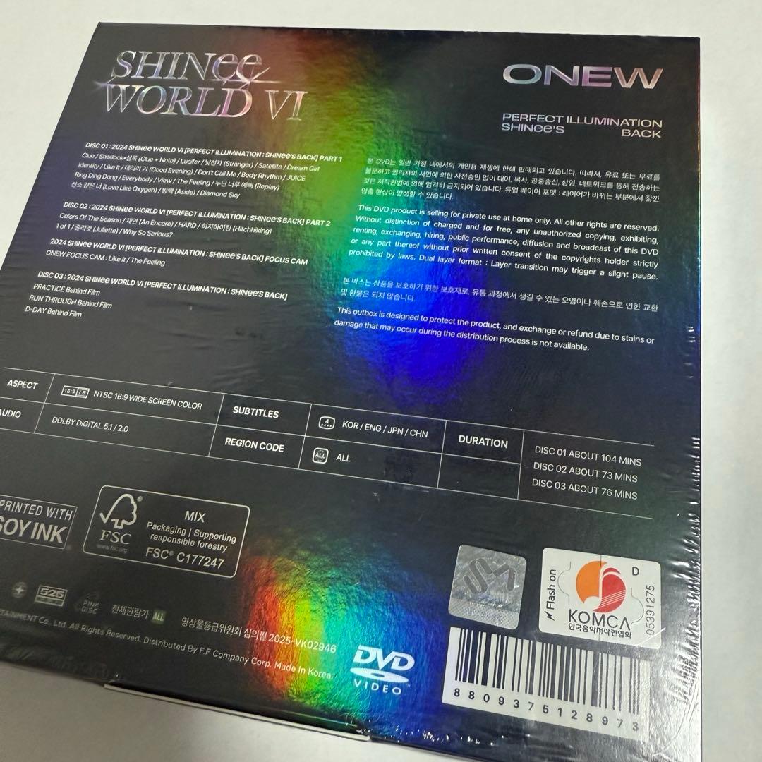 【新品未開封】♡SHINee♡ SWVI DVD オニュ バージョン