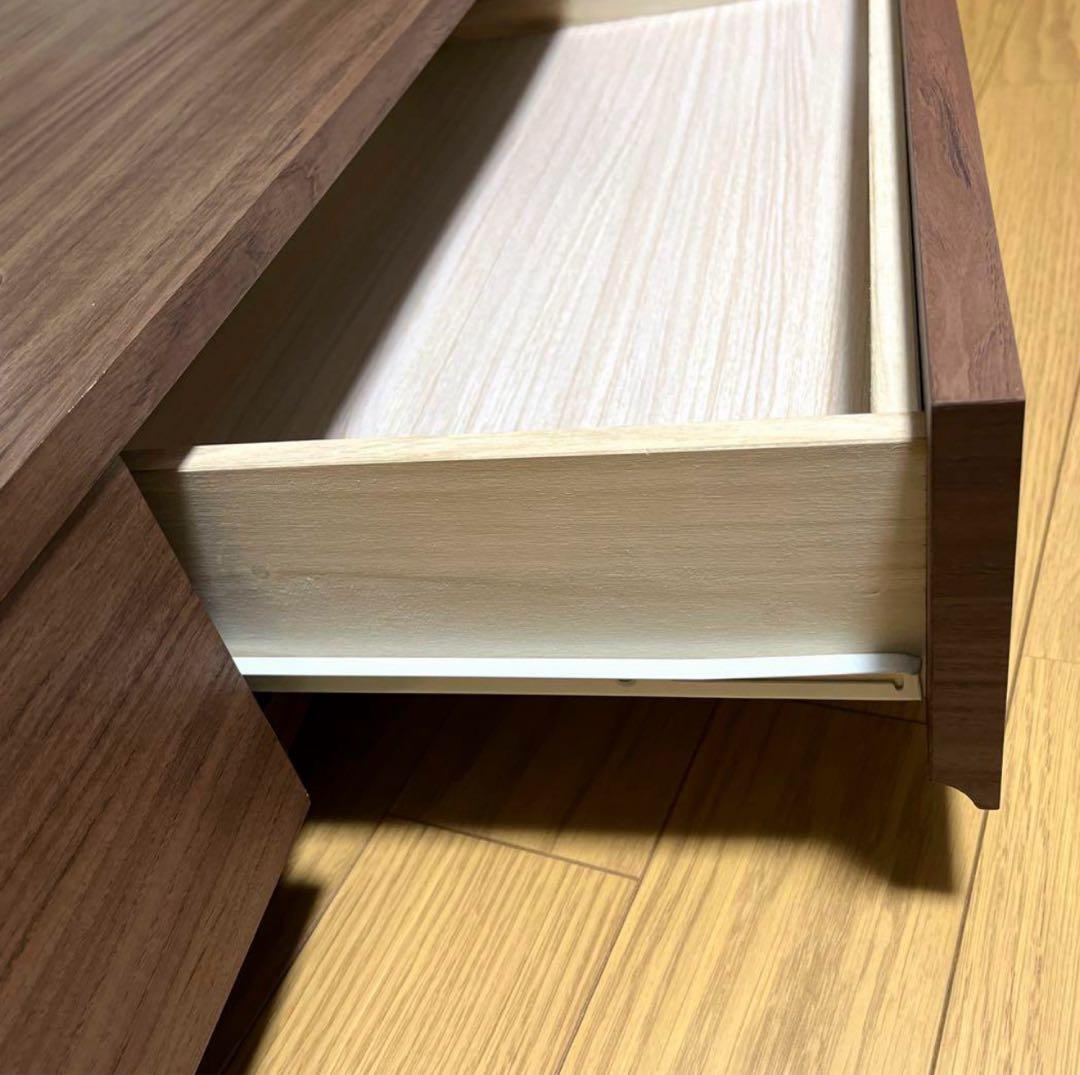 ニトリ　センターテーブル　ローテーブル　ガラス　120cm