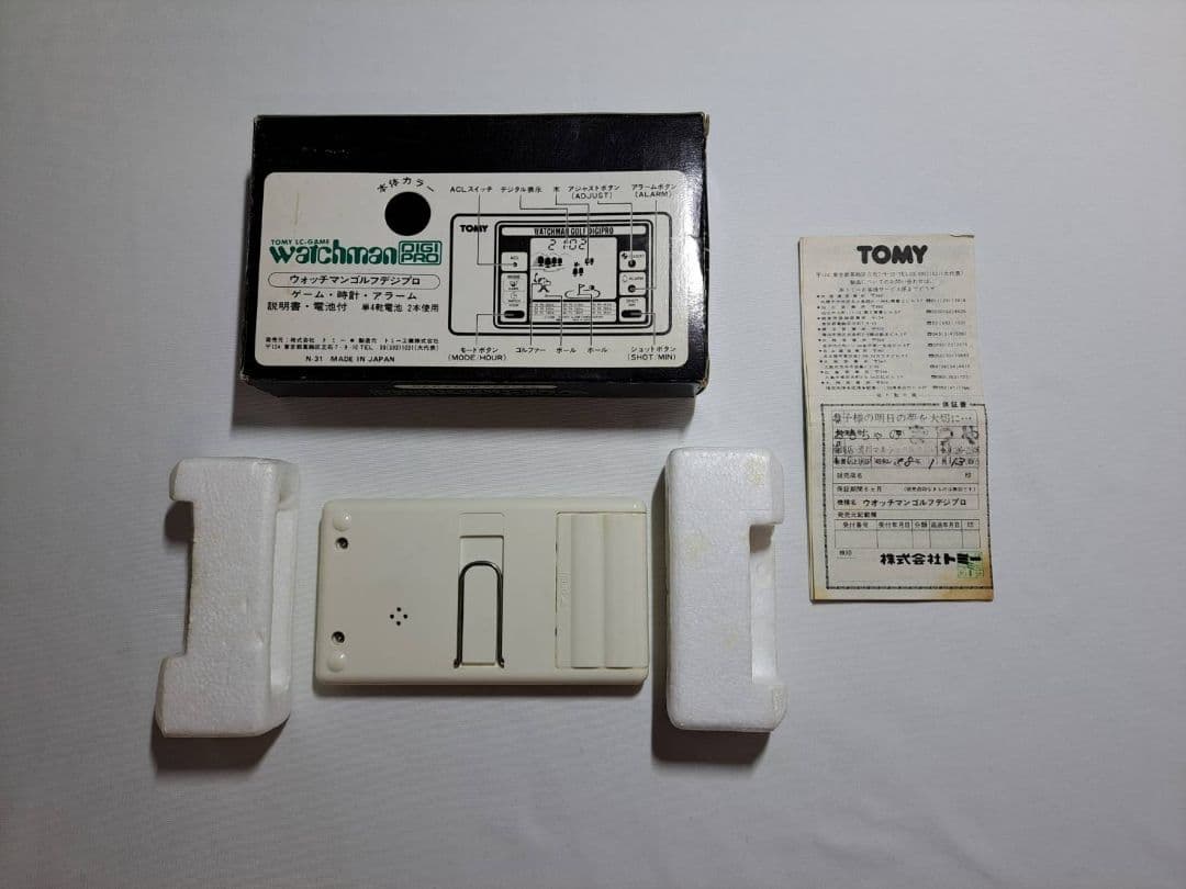 TOMY ウォッチマンゴルフ デジプロ LC-GAME ジャンク ㊶ c