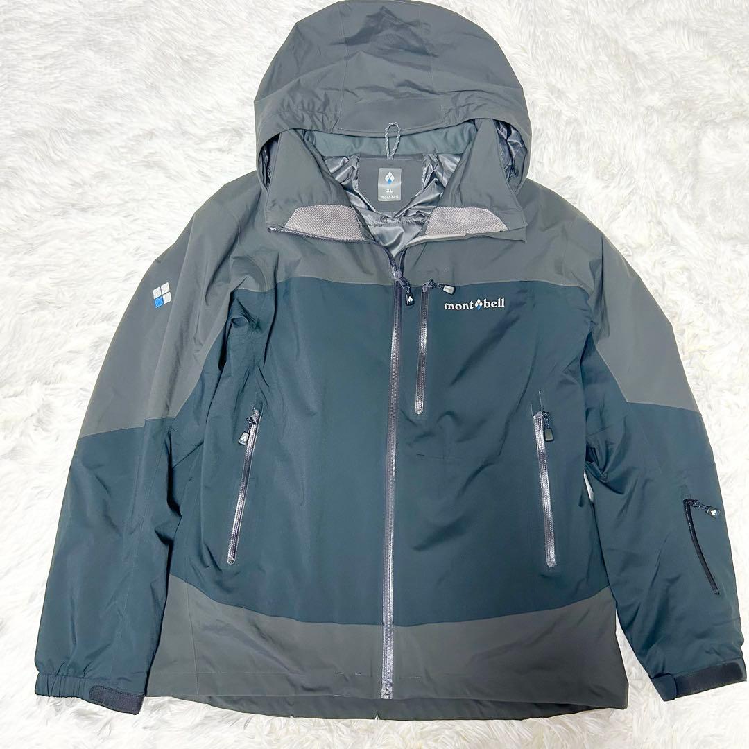 mont-bell モンベル シャルモパーカー スキーウェア 中綿入り XL 黒