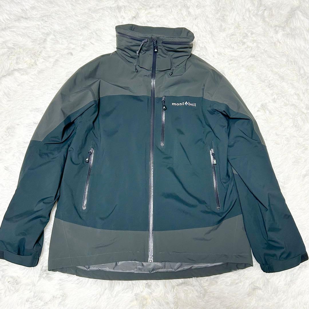 mont-bell モンベル シャルモパーカー スキーウェア 中綿入り XL 黒