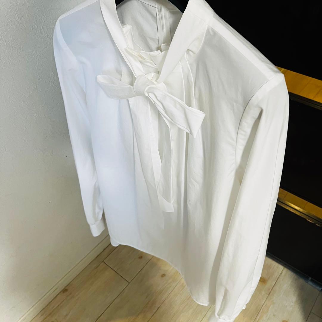 新品☆ ANAYI コットン2WAYボウタイブラウス/セオリー、23区、ロペ