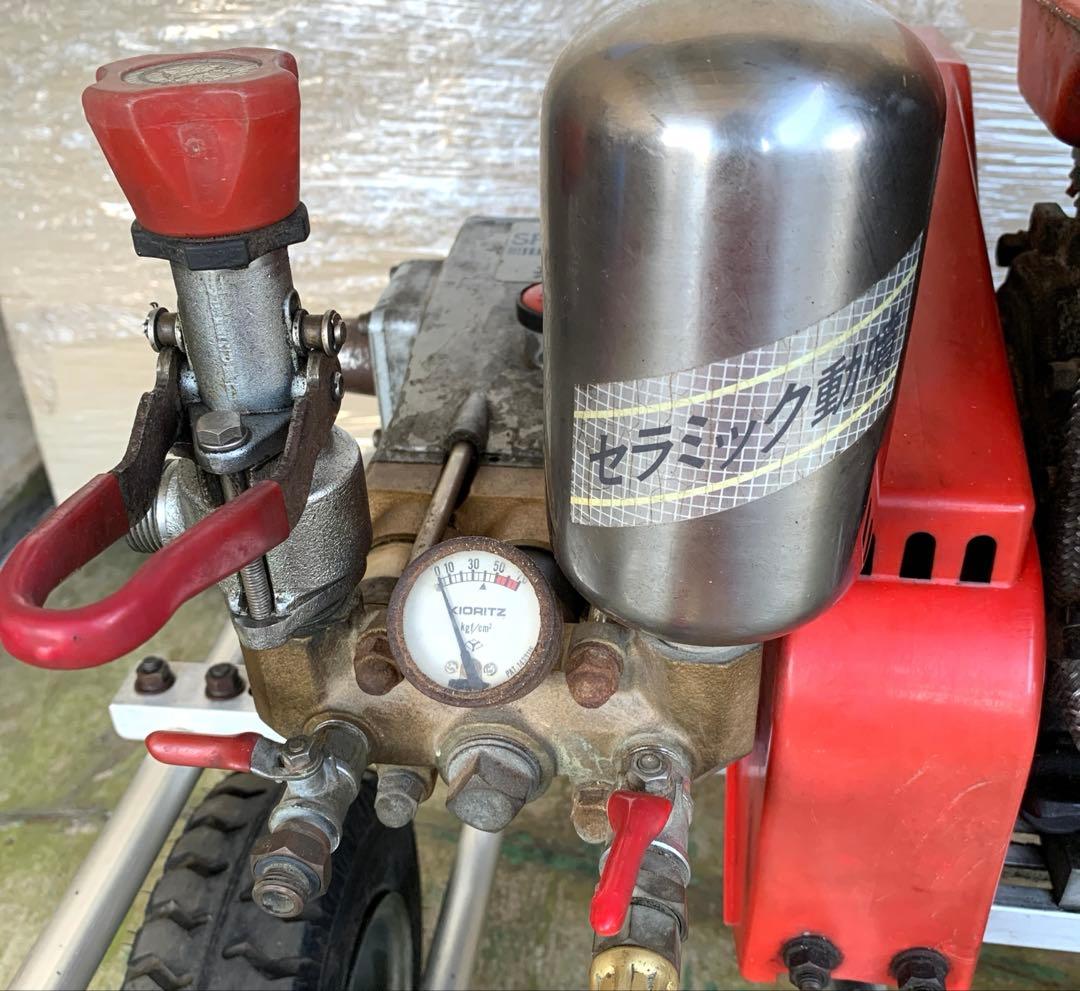 共立 セラミックセット動噴 動力噴霧機 SP450A アルミキャリー