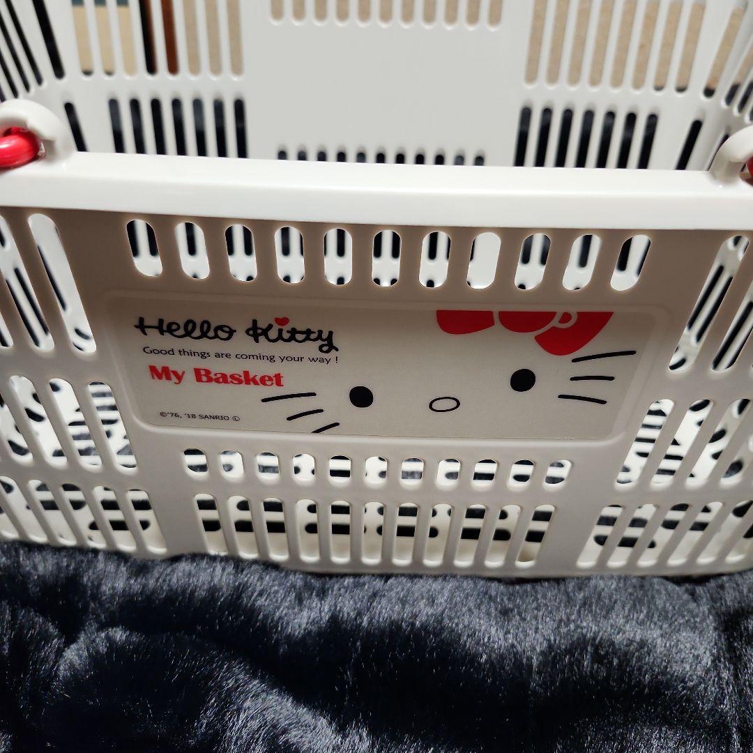 ハローキティ　マイバスケット　33L　ホワイト　グレー　2個セット　新品