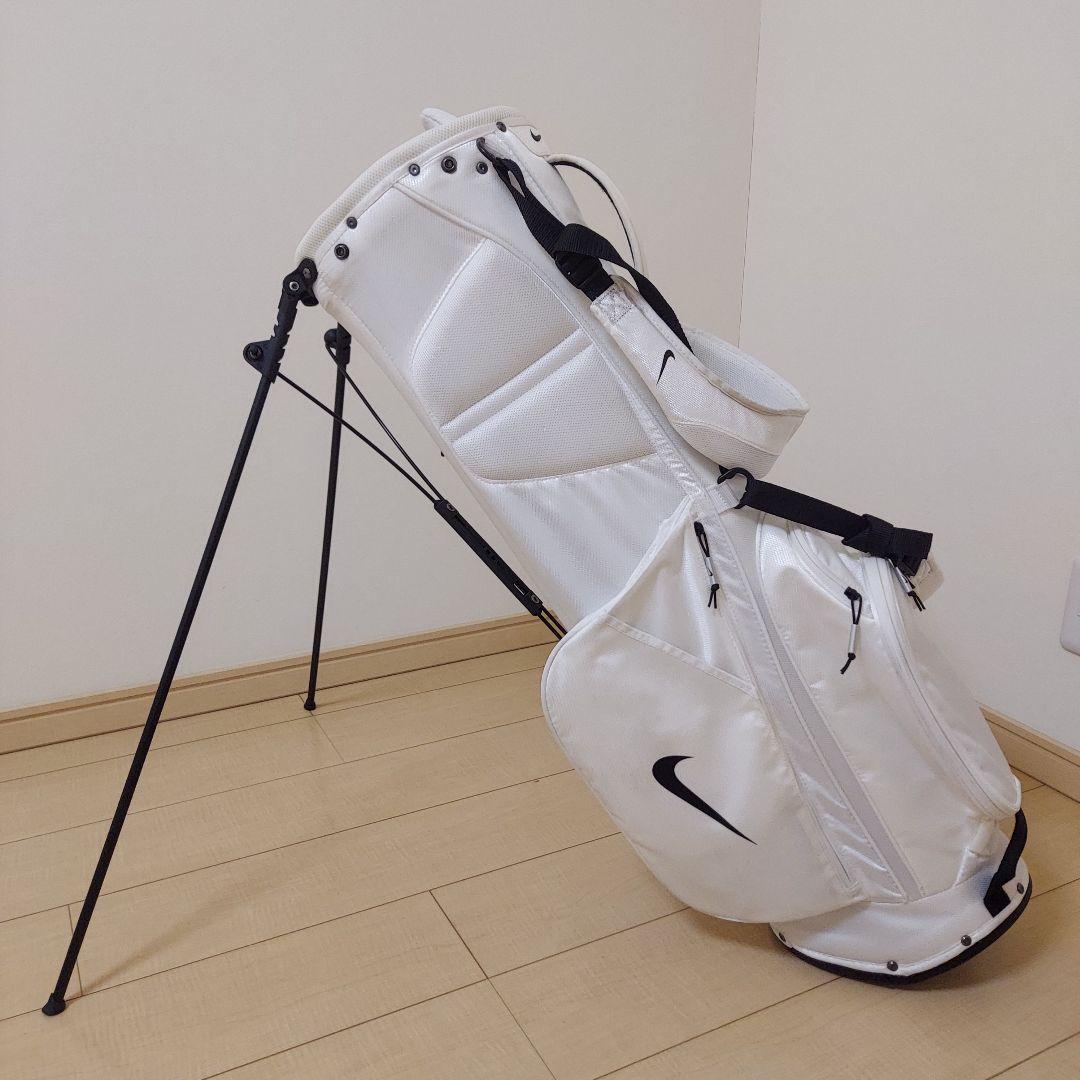 【ごえってぃー】NIKE ナイキ キャディバック 軽量 スタンド WH ★
