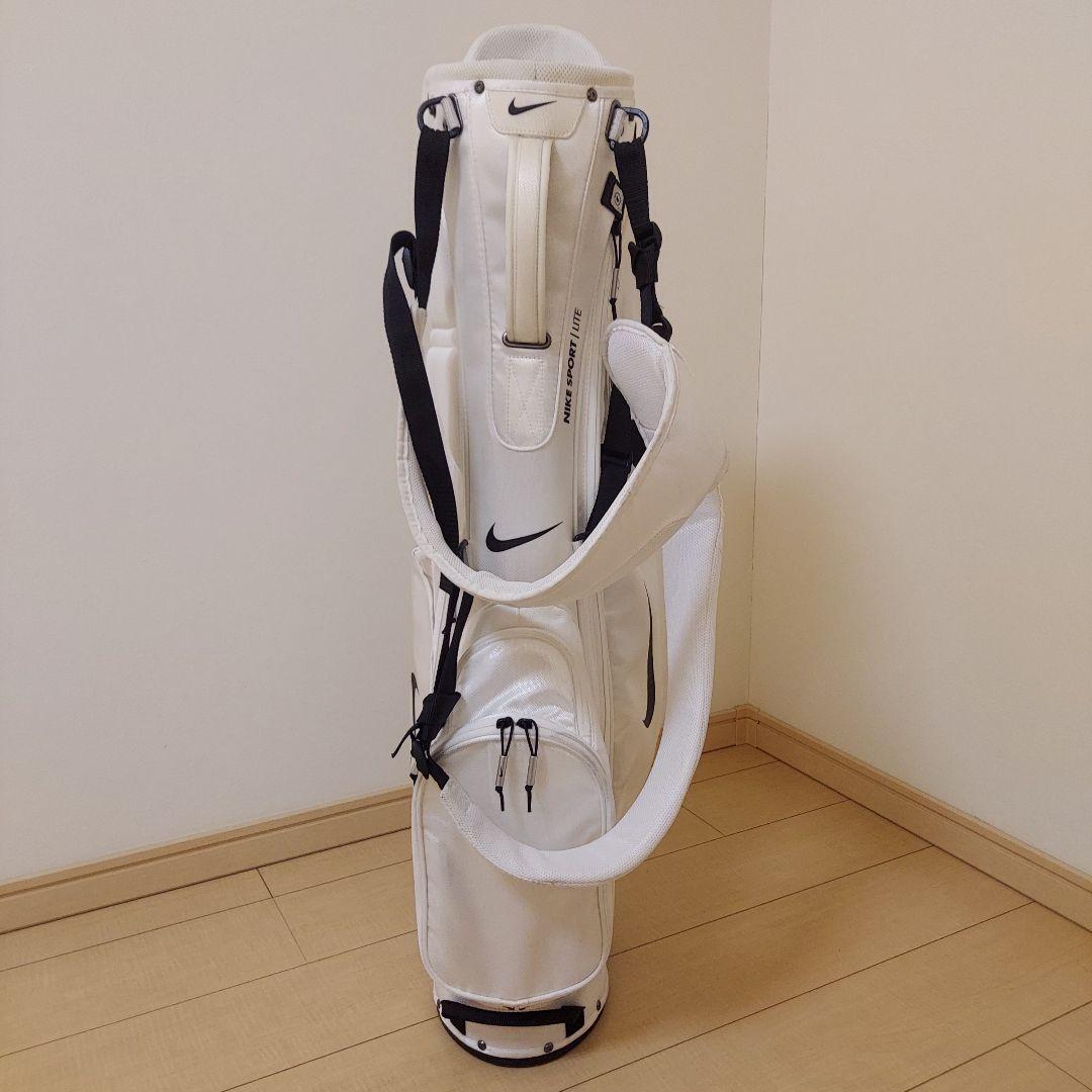 【ごえってぃー】NIKE ナイキ キャディバック 軽量 スタンド WH ★