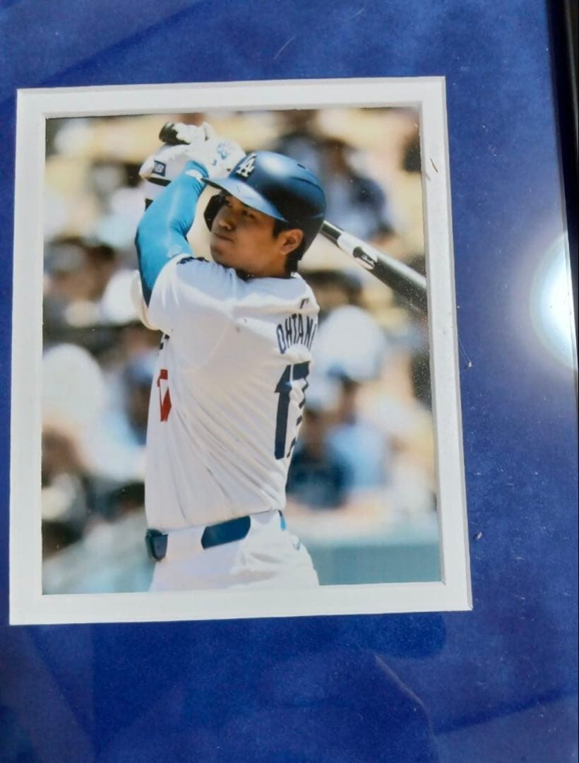 値下げ　大谷選手 実使用ボールピース フォトフレーム