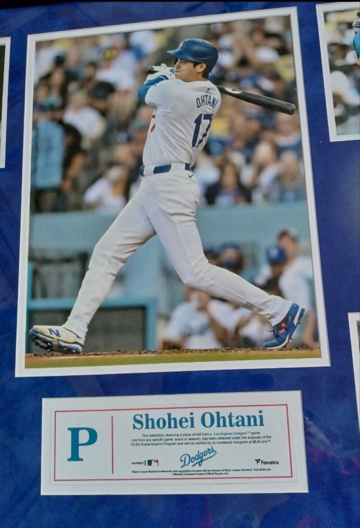 値下げ　大谷選手 実使用ボールピース フォトフレーム