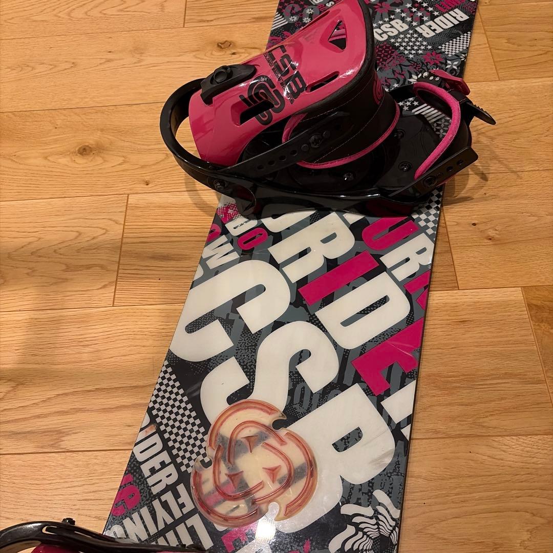 CSB 157cm スノーボード板　CSBビンディング　セット付き