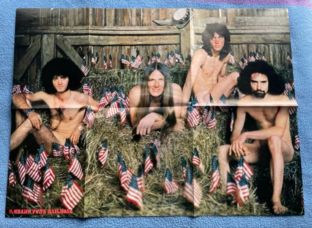 グランド・ファンク 「アメリカン・バンド 」初回・希少ゴールド盤レコード
