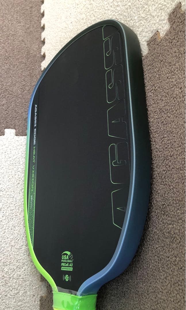 新品!! アガシ エッジ ヒートビジョン 16mm ピックルボールパドル
