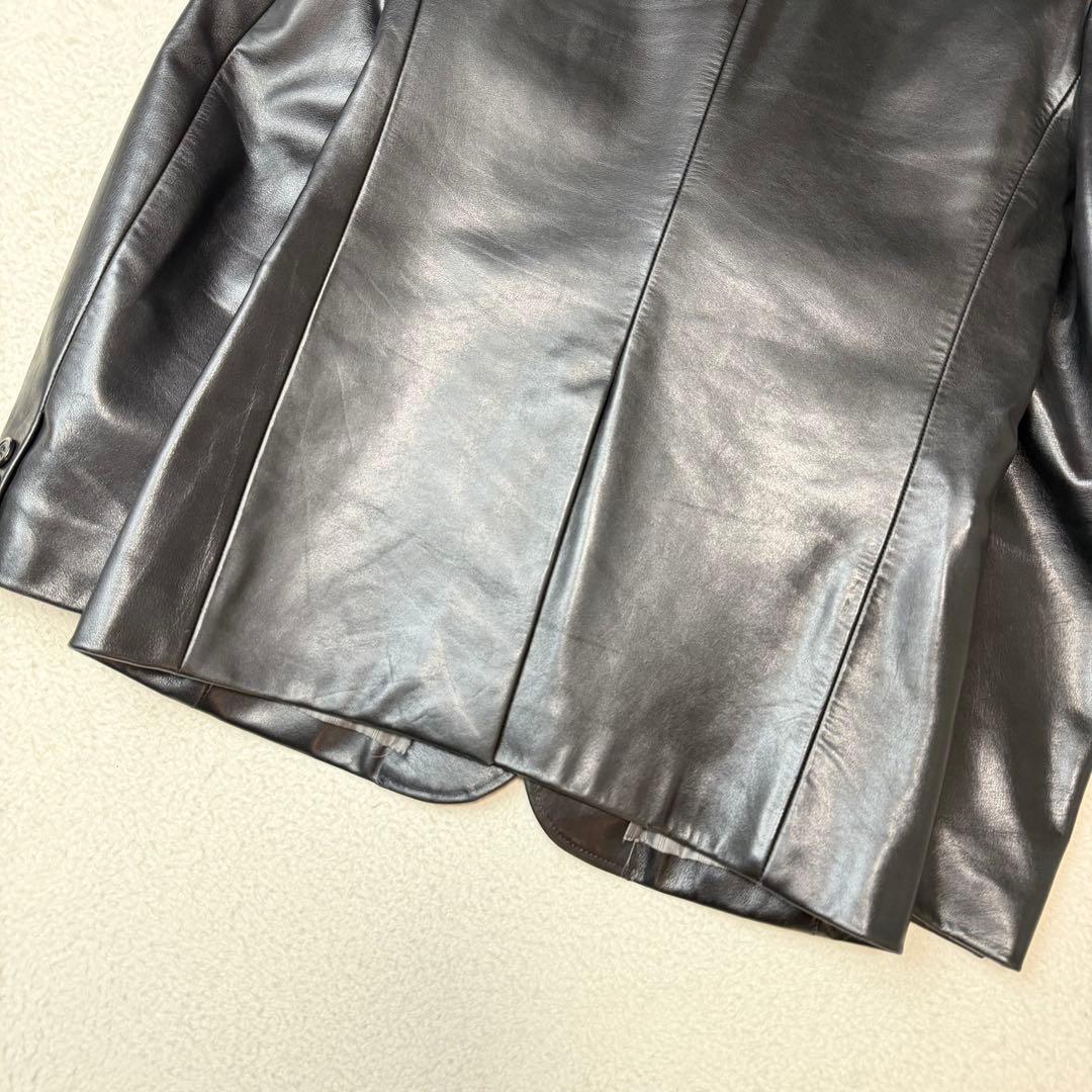 トリックオアトリート テーラードレザージャケット M 黒