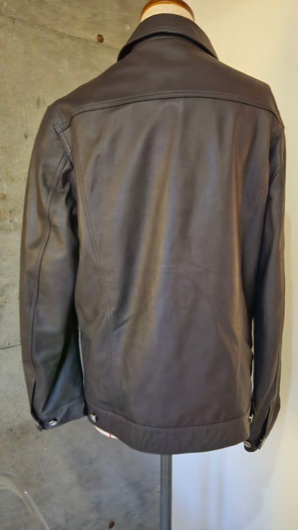 お値下げ☆彡 未着用★　allegri サイズ50 濃茶　レザージャケット