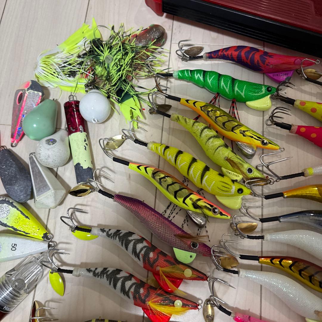 タコ釣りまとめ売りエギ・餌木 約50個セット