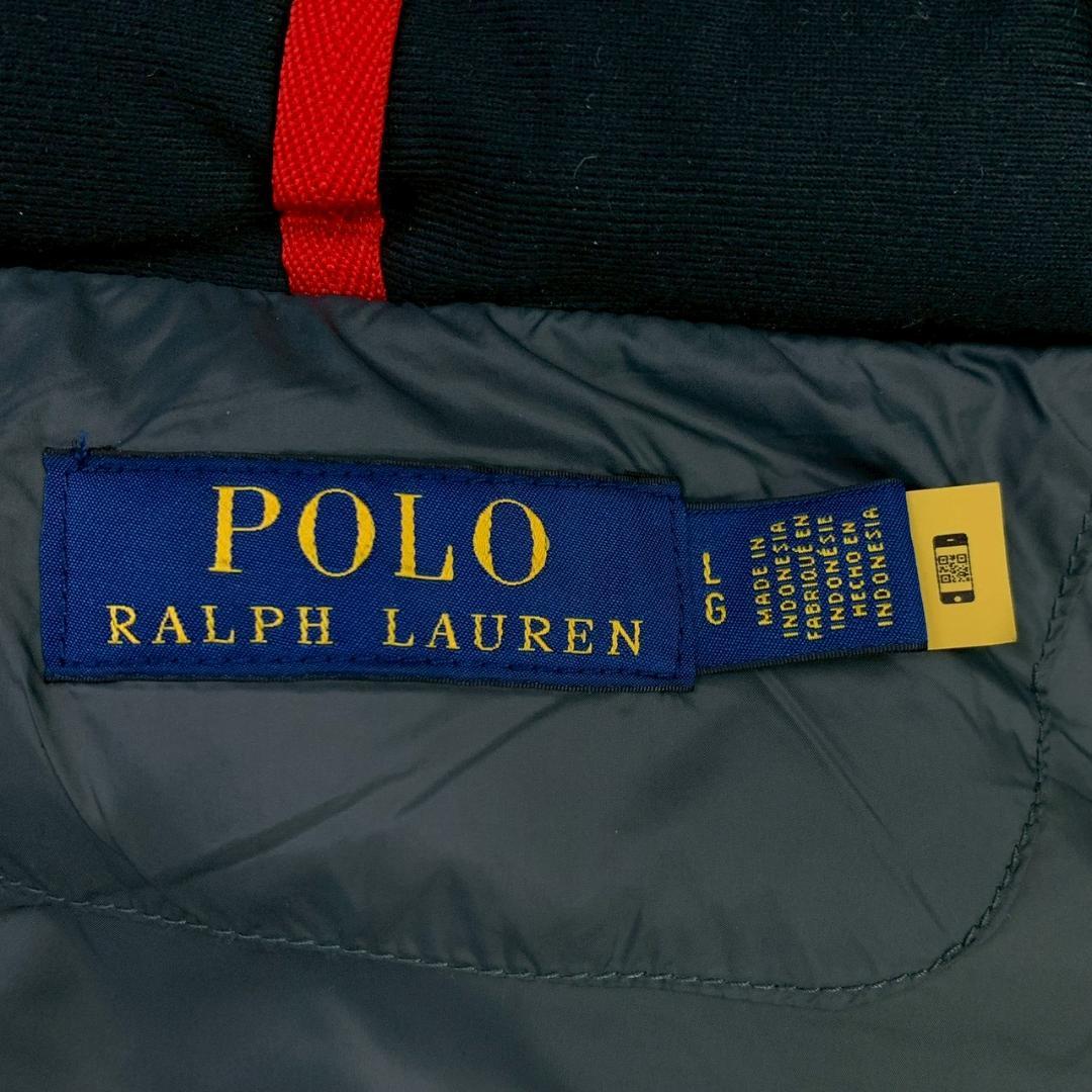 ポロラルフローレン ダウンベスト ポニー刺繍 2way 黒 L　D895